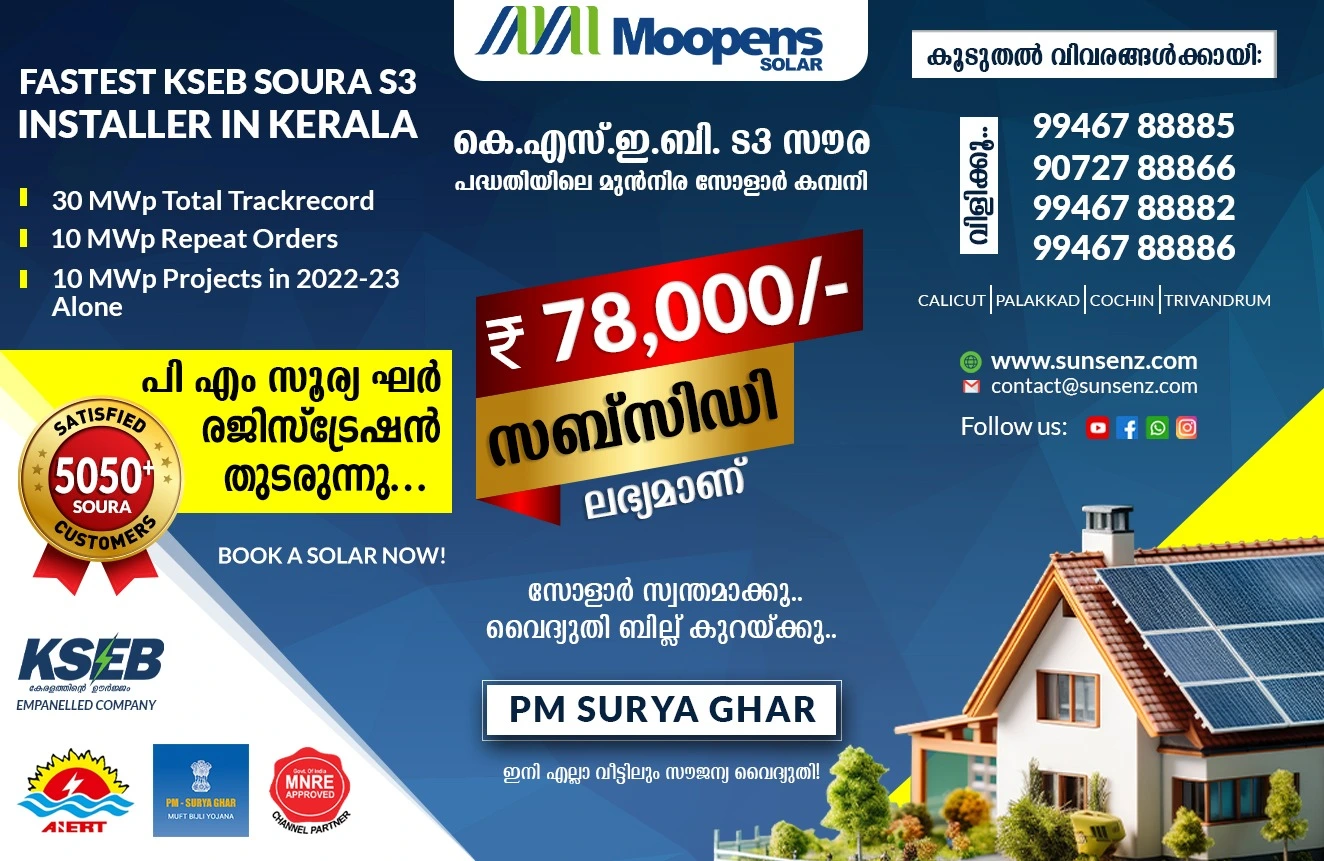 MNRE PM Surya Ghar Subsidy MNRE Solar Subsidy Price Details Solar Power Plant Price List JUNE 2024